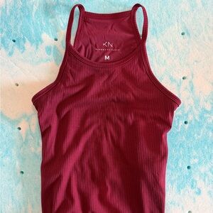 Tank top with built-in bra